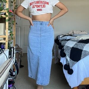 💕SOLD💕 Denim Midi Skirt